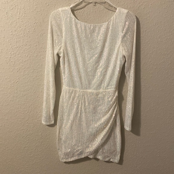 Windsor Ivory/White Sequined minidress - Picture 4 of 6
